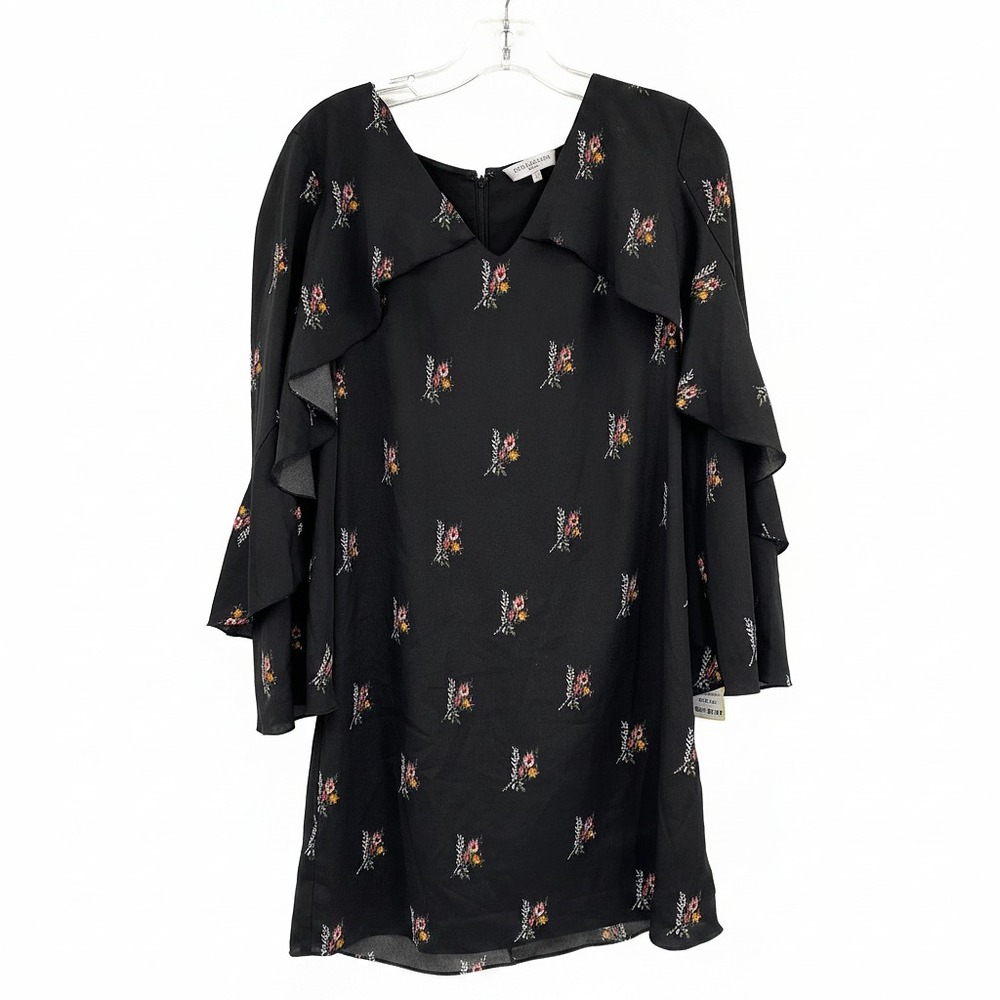 Kobi Halperin Black Floral Mini Dress | Women’s Size S